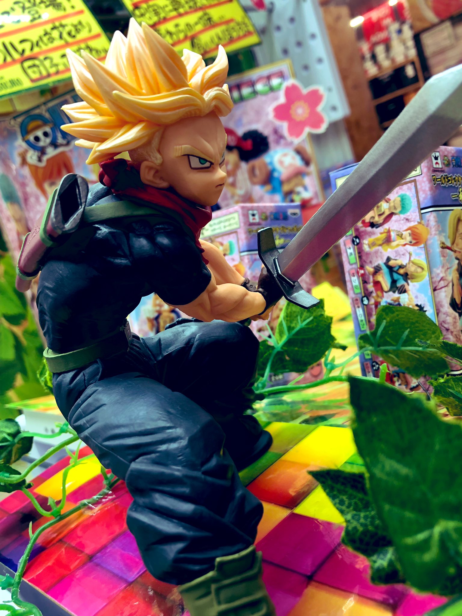 Trunks Super Saiyan ของแท้ JP แมวทอง - Super Dragonball Heroes Banpresto [โมเดลดราก้อนบอล]