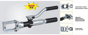 HHY-60H 3 IN 1 คีมย้ำ/ตัด/เจาะ สายไฟไฮดรอลิกส์ "OMASTAR" Hydraulic crimp/cut/punch