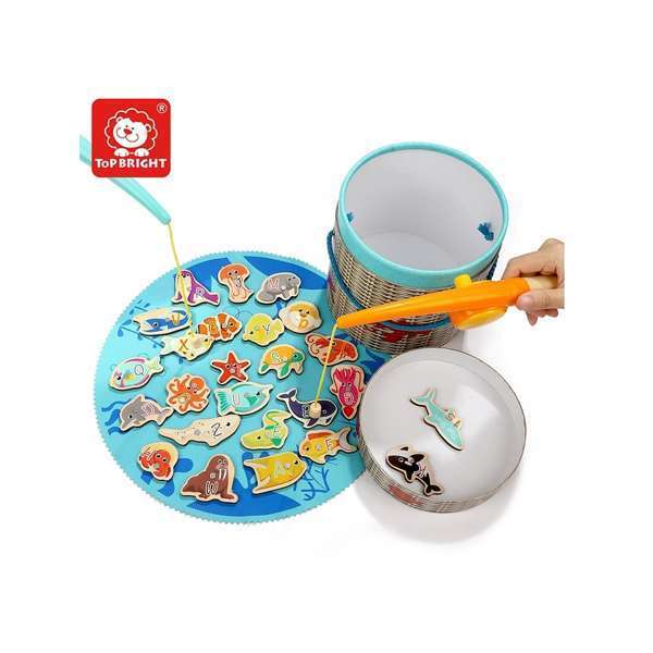 ชุดตกปลาแฟนซีคันเบ็ดคู่ กระดานตกปลา แม่เหล็กตกปลา ของเล่นเด็ก ของเล่นเสริมพัฒนาการ สื่อการสอน