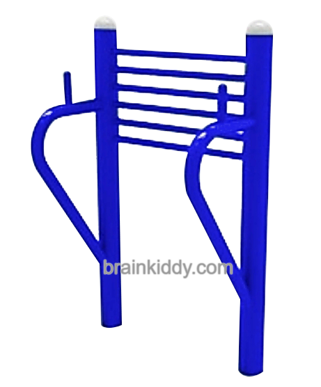 เครื่องออกกำลังกาย กลางแจ้ง ชุดอุปกรณ์ บริหารหน้าท้อง แบบกำแพง เหล็ก ลานกีฬา อเนกประสงค์ สนามกีฬา ขนาด 50 x 70 x 150 ซม.