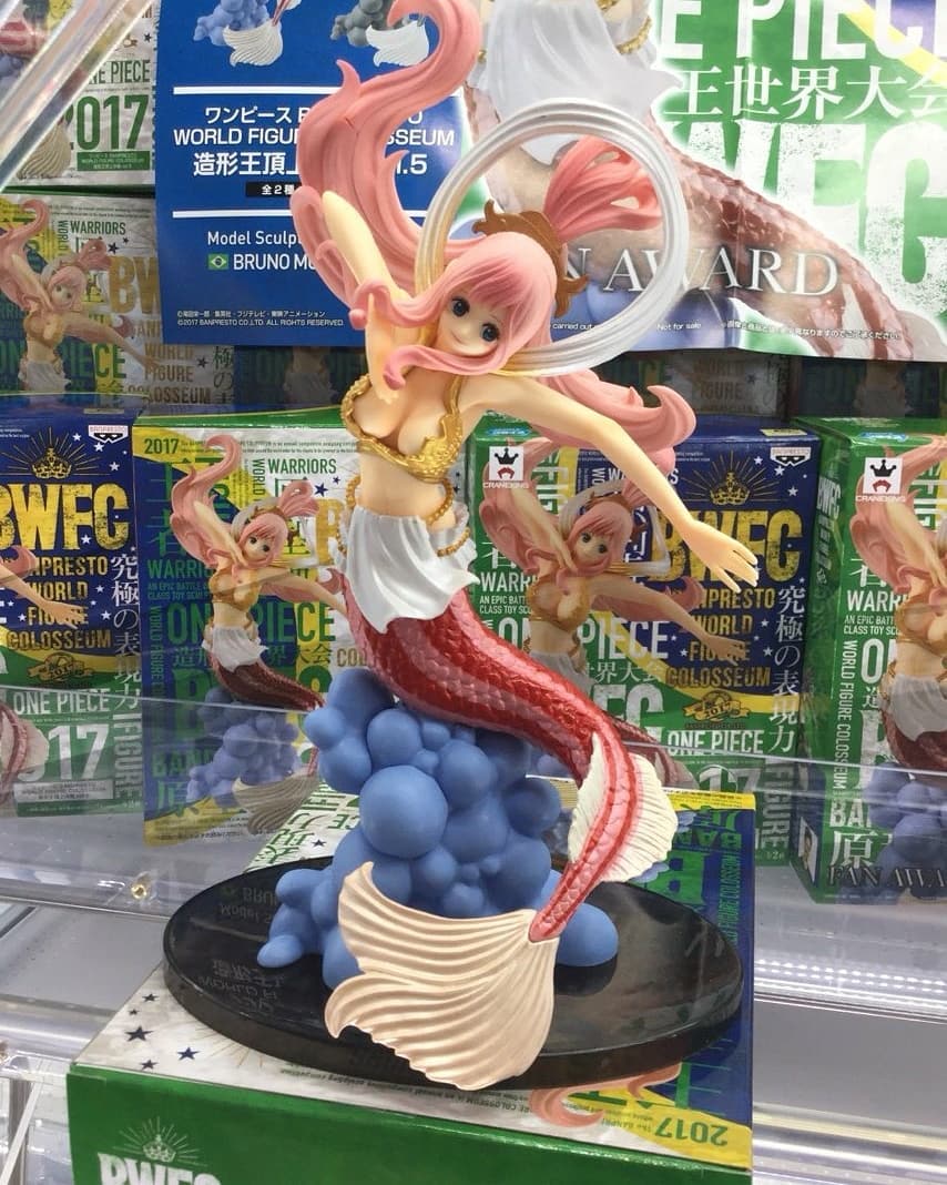 Shirahoshi ของแท้ JP แมวทอง - Banpresto World Figure Colosseum [โมเดลวันพีช]