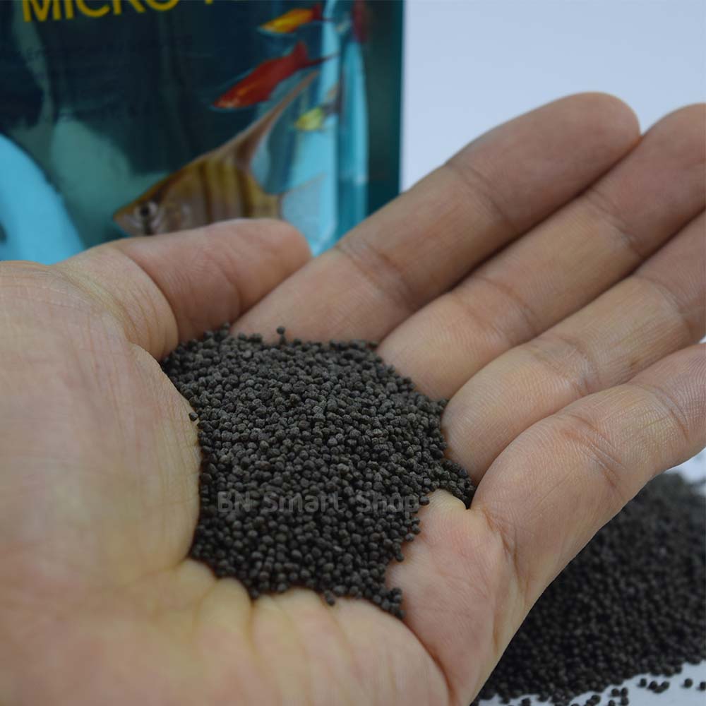 อาหารปลาเม็ดจิ๋ว เหมาะกับปลาปากเล็กทุกสายพันธุ์ OPTIMUM รุ่น Micro Pellet 50 กรัม แพ็ค 2 ซอง เม็ดลอย น้ำไม่ขุ่น
