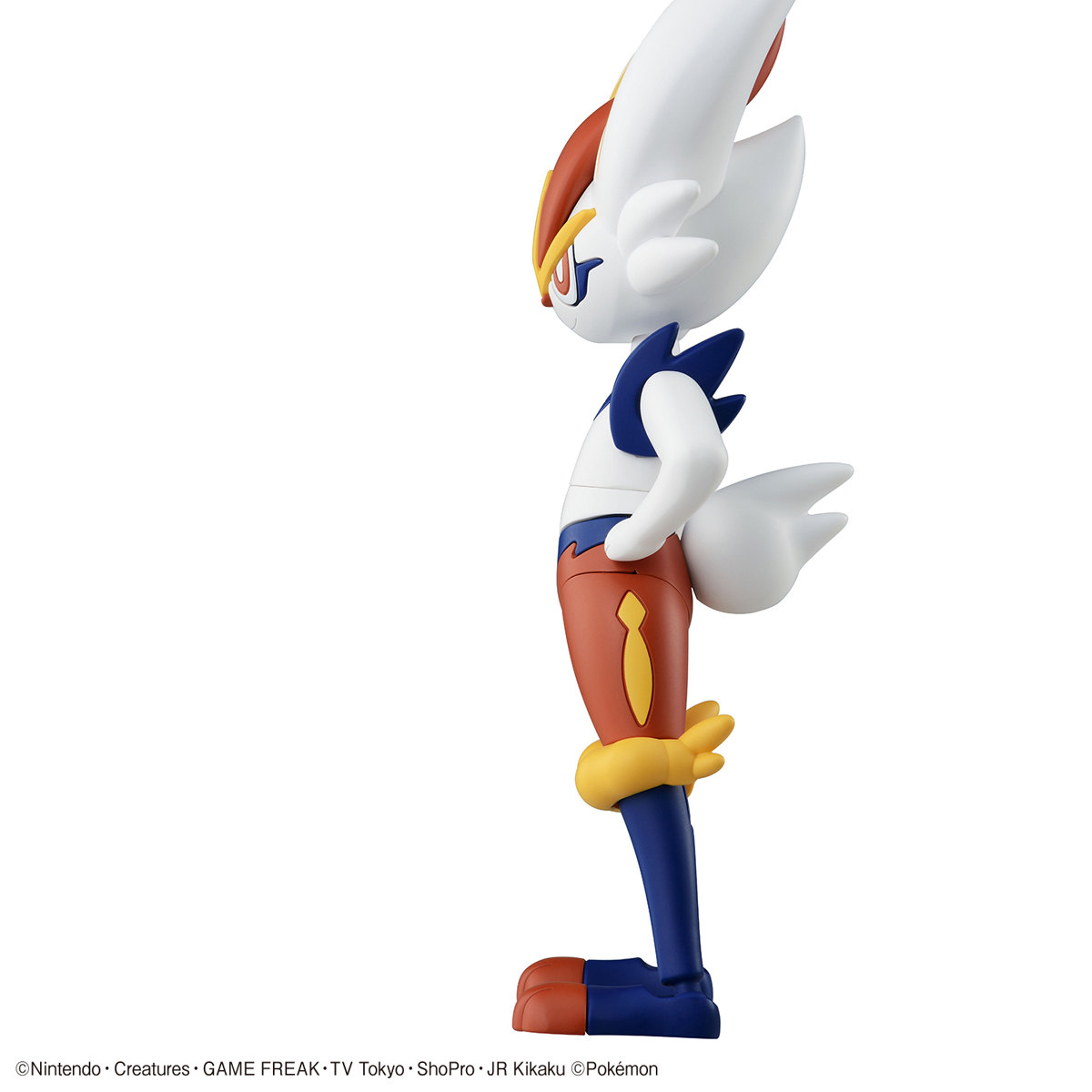 Cinderace (แบบประกอบ) ของแท้ JP - Pokemon Plamo Bandai [โมเดลโปเกมอน]