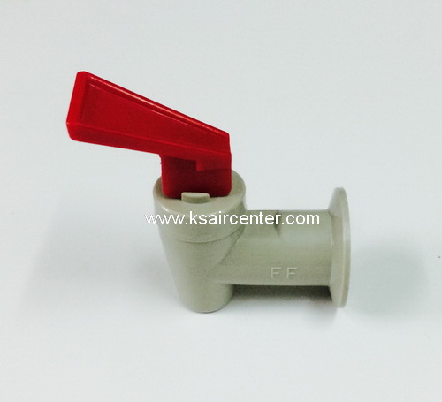 ก๊อกเกลียวใน นํ้าร้อน สีแดง SP (รหัสสินค้า 003006)