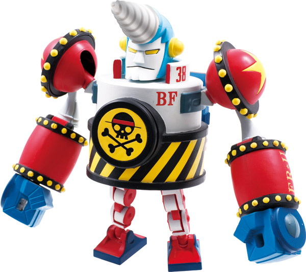 Franky ของแท้ JP แมวทอง - Chara Bank Megahouse [โมเดลวันพีช]