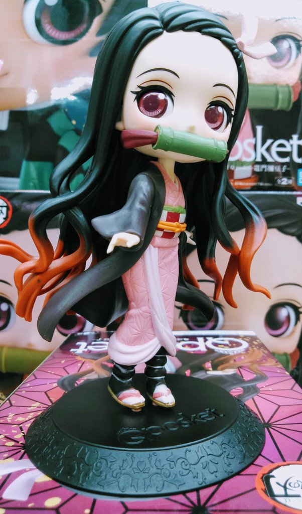 Nezuko ของแท้ JP - Q Posket Banpresto [โมเดล Demon Slayer]