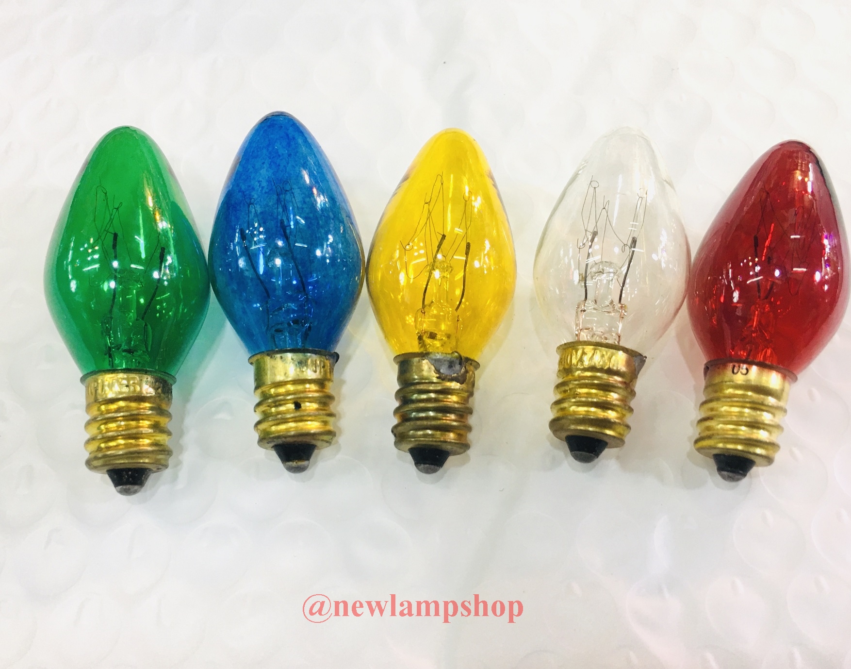 หลอดไฟศาลเจ้า หลอดจำปา ขั้วเกลียวE12 7W ยี่ห้อ Jupiter