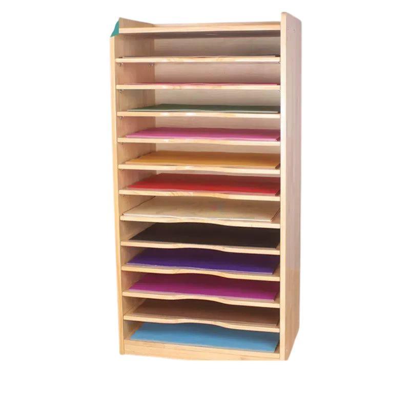 ชั้นวางหนังลือ ชั็นเก็บผลงาน เฟอร์นิเจอร์เด็ก ,ชั้นวางของไม้,ตู้ไม้, ชั้นวางของเด็ก, โรงเรียนอนุบาล, เนอสเซอรี่, ห้องเด็กเล่น, kidszone สินค้าสั่งนำเข้า