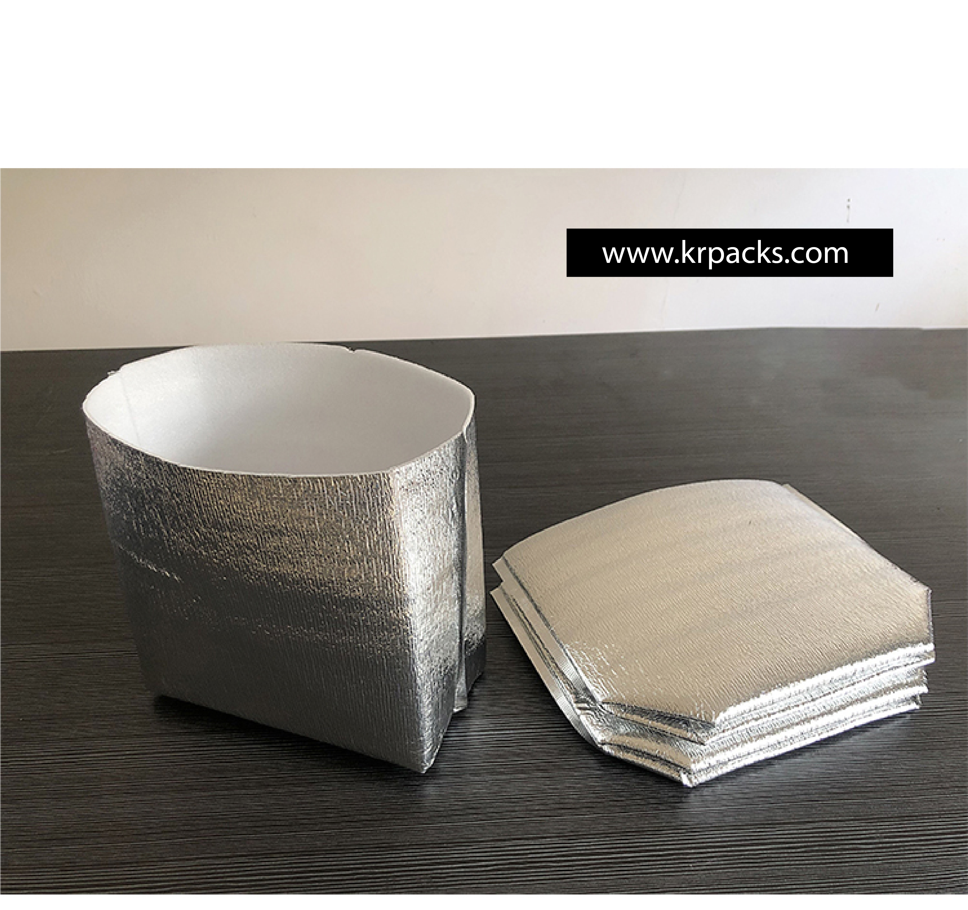 ถุงฟอยล์บุโฟม / ถุงเก็บอุณหภูมิ แบบซองขยายก้น