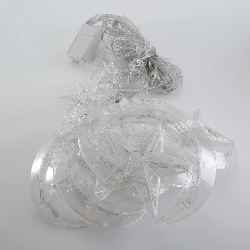 ไฟประดับ ม่านพระจันทร์เสี้ยว 138 หัว