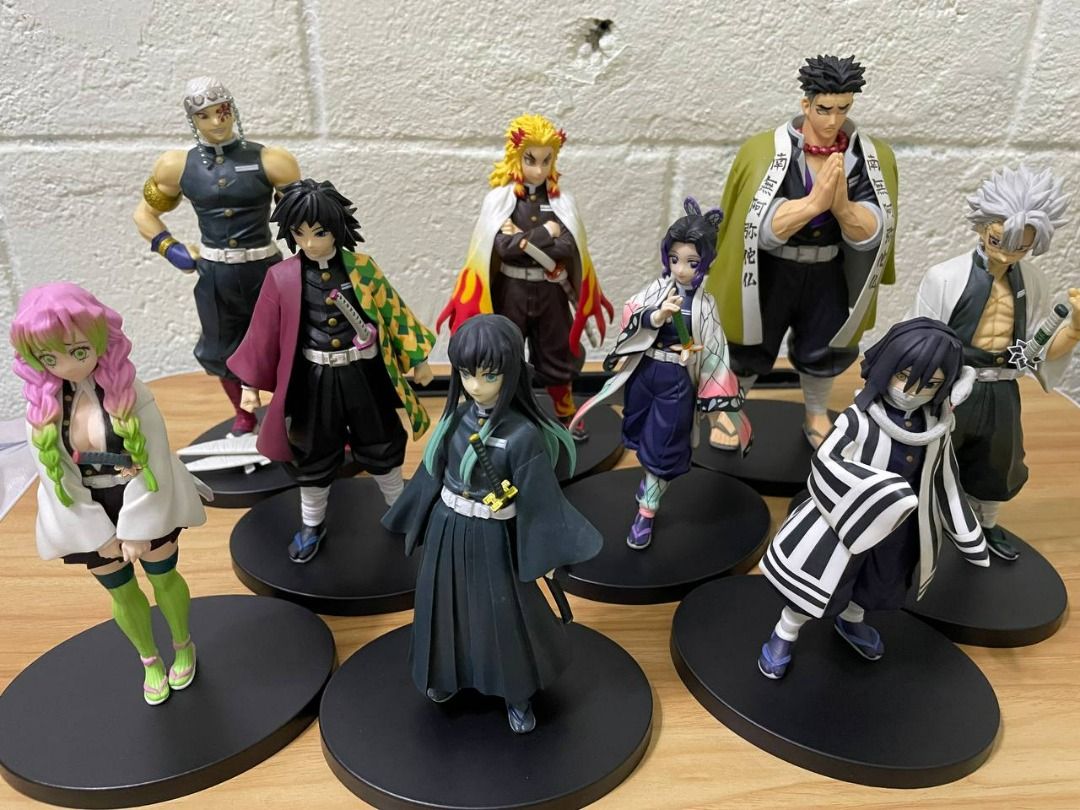 Nine Pillars Set ของแท้ JP - DXF Banpresto [โมเดล Demon Slayer] (9 ตัว)