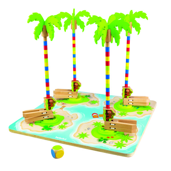 ชุดเกมลิงแข่งปีนต้นมะพร้าว, boardgame,เกมฝึกสมอง,เกมพัฒนาสมอง,ของเล่นเสริมทักษะ,พร้อมส่ง