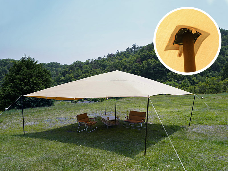 DoD Cheese Tarp M Tan TT10-739-TN