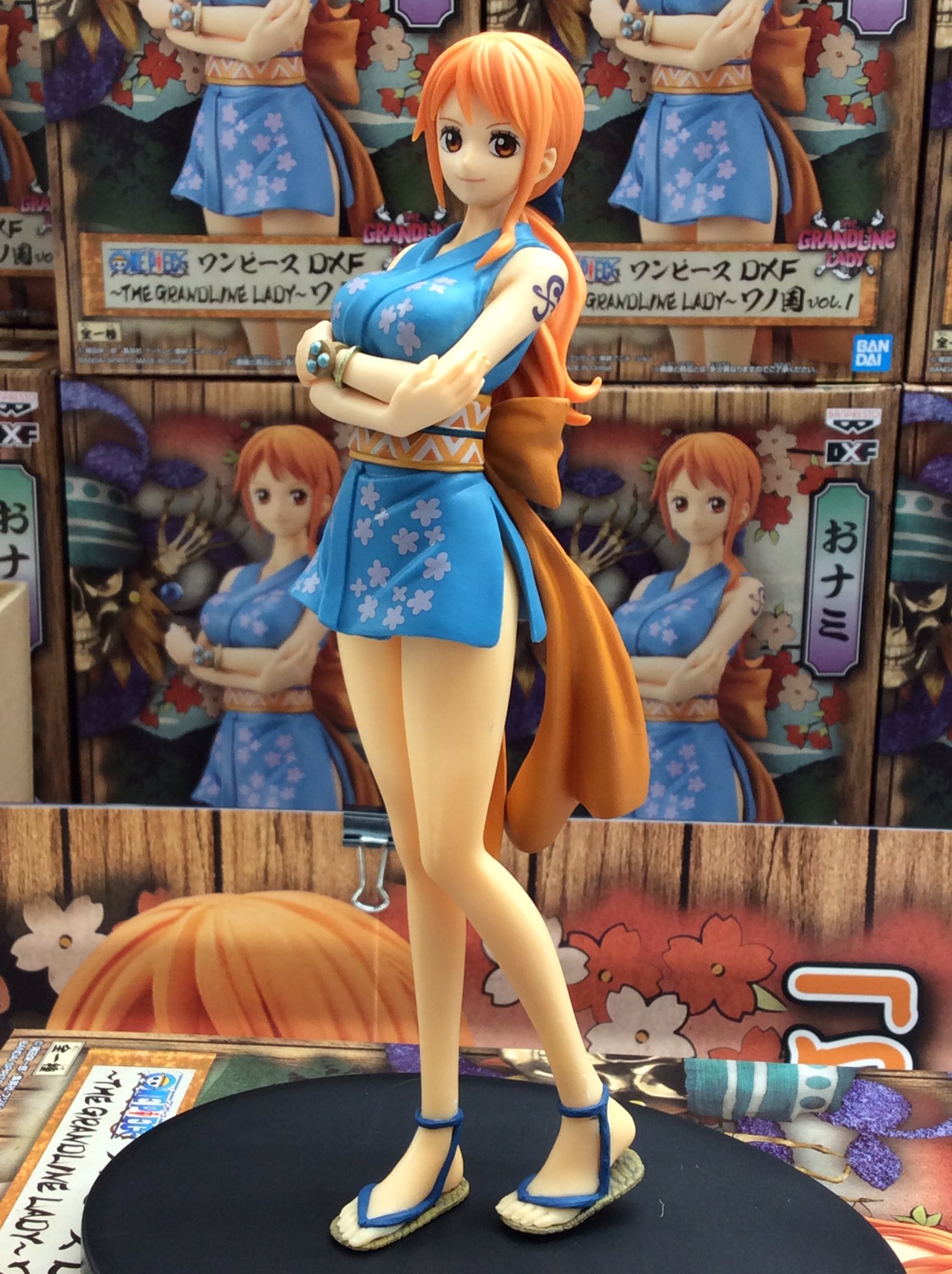 Straw Hat Pirates Wano Set ของแท้ JP แมวทอง - Grandline Men / Lady Banpresto [โมเดลวันพีช] (9 ตัว)