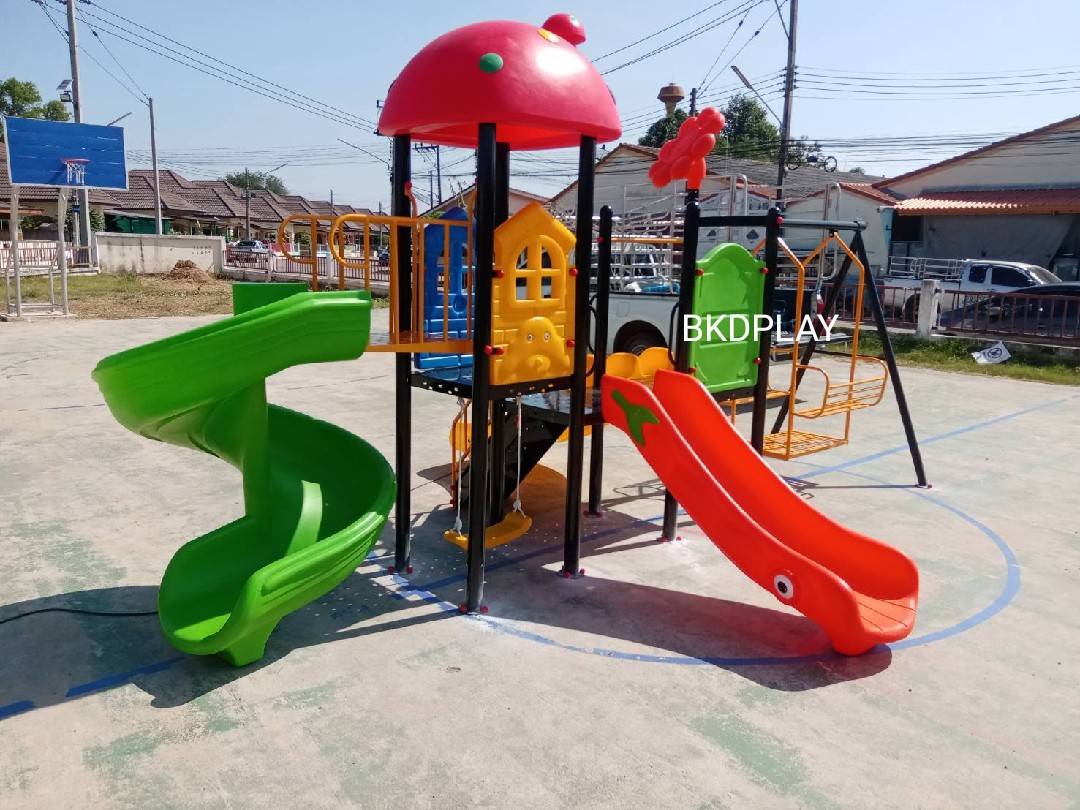 เครื่องเล่นสนาม,ของเล่นสนาม,สไลด์เดอร์,ของเล่นเด็ก, OutdoorPlayground ,IndoorPlayground,ชุดบ้านเห็ดแสนสนุก สินค้าพร้อมส่ง คิดค่าส่งตามจริง สินค้าราคาโรงงาน สำเนา