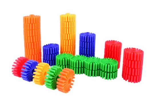 ตัวต่อฟันเฟือง 45 ชิ้น พลาสติก,ตัวต่อ , ส่งเสริมการเรียนรู้ ,ของเล่นเสริมพัฒนาการ,ของเล่น , สื่อการสอน ,เสริมจินตนาการ