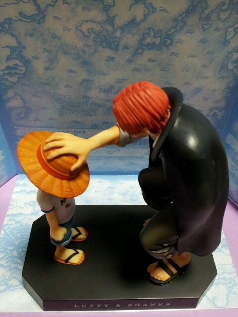 Luffy & Shanks ของแท้ JP แมวทอง - Ichiban Kuji Banpresto [โมเดลวันพีช] (2 ตัว)