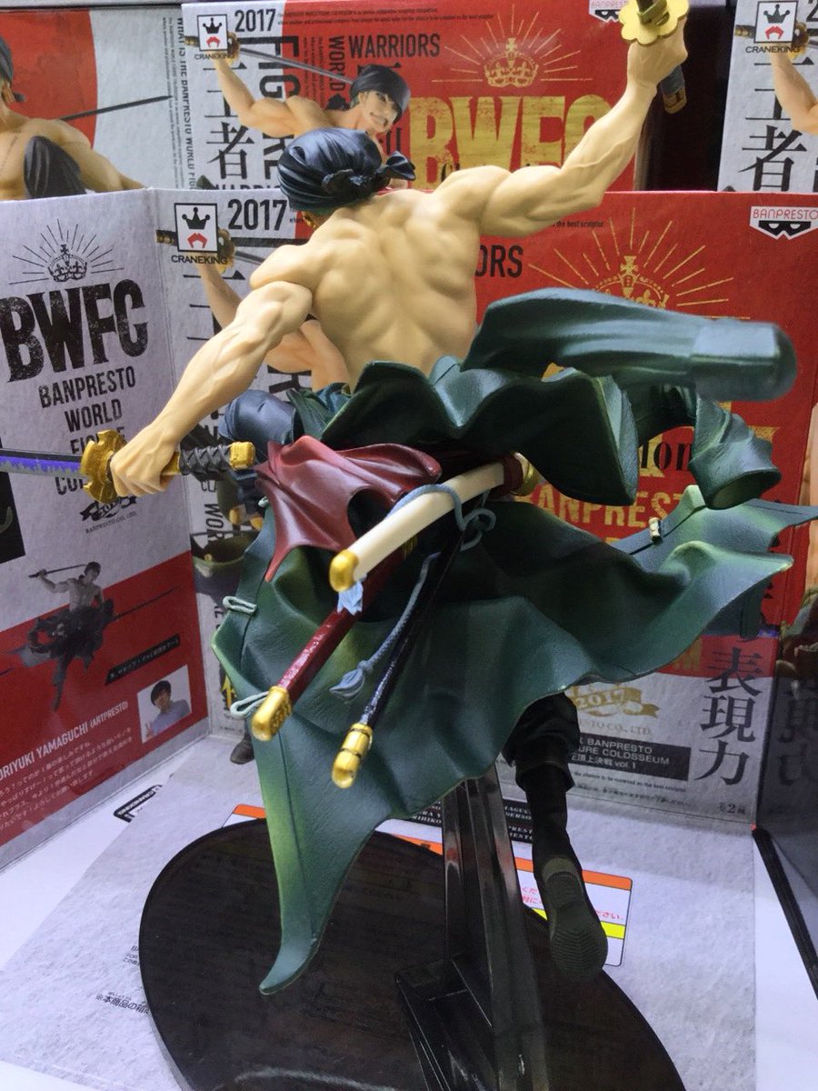 Zoro ของแท้ JP แมวทอง - Banpresto World Figure Colosseum [โมเดลวันพีช]