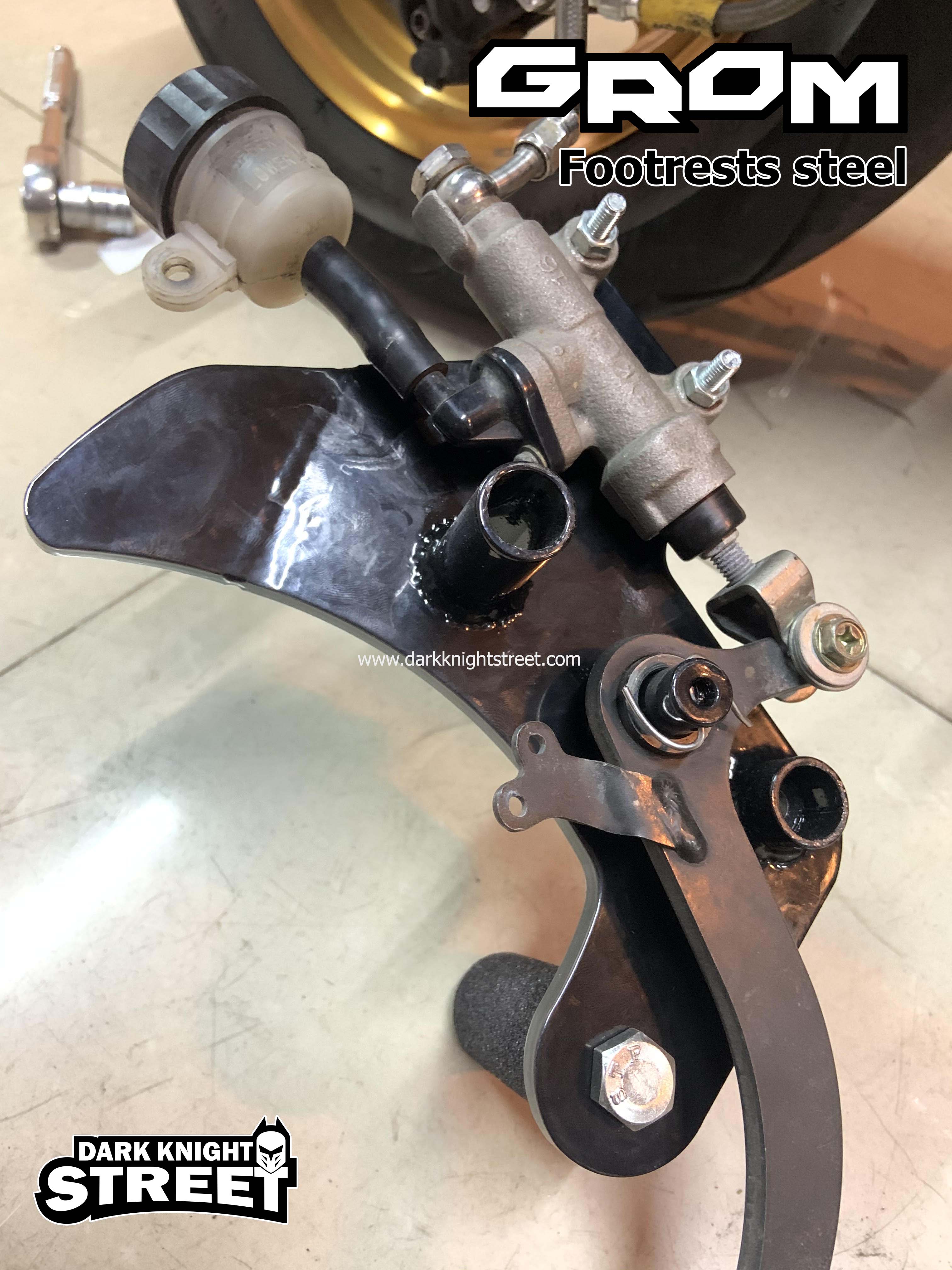 Honda Grom footrests steel (Fits : 14-20)