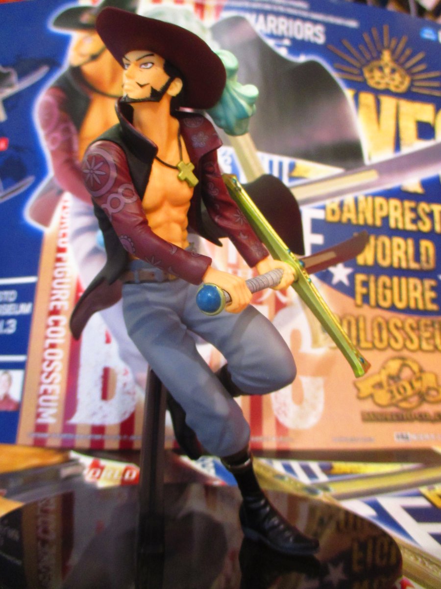 Mihawk ของแท้ JP แมวทอง - Banpresto World Figure Colosseum [โมเดลวันพีช]