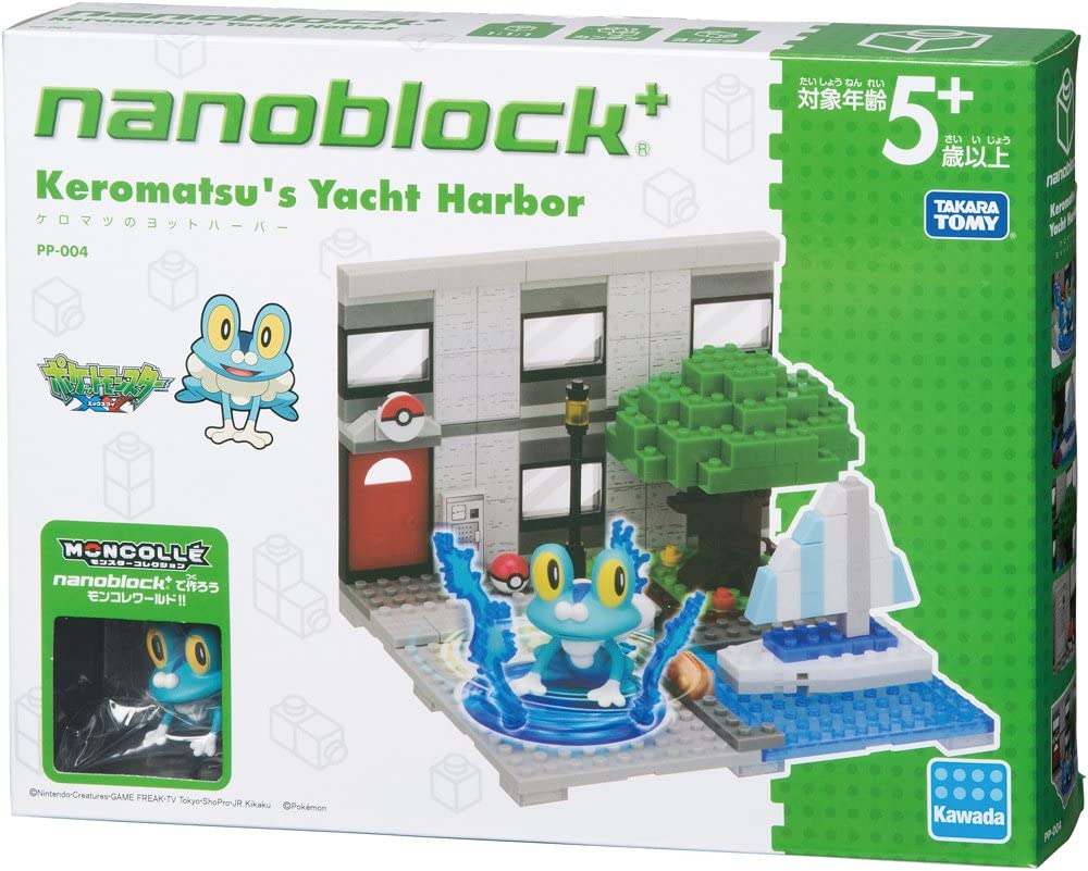 Keromatsu's Yacht Harbor ของแท้ JP - Nanoblock Plus Takara Tomy [โมเดลโปเกมอน]