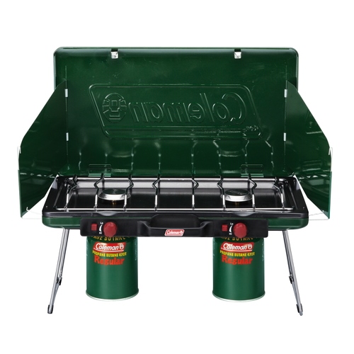 JP Powerhouse LP 2 Burner Stove Green 2000006707