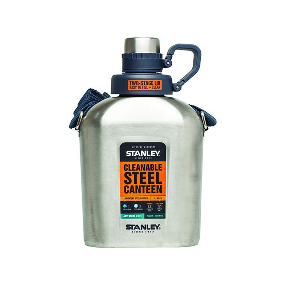 Adventure Steel Canteen 1.0L1.1QT Stainless Steel