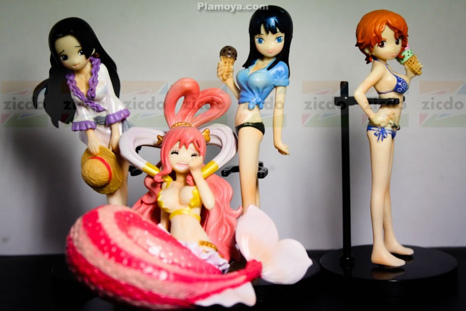 Nami Extra Version ของแท้ JP แมวทอง - Half Age Characters Bandai [โมเดลวันพีช]