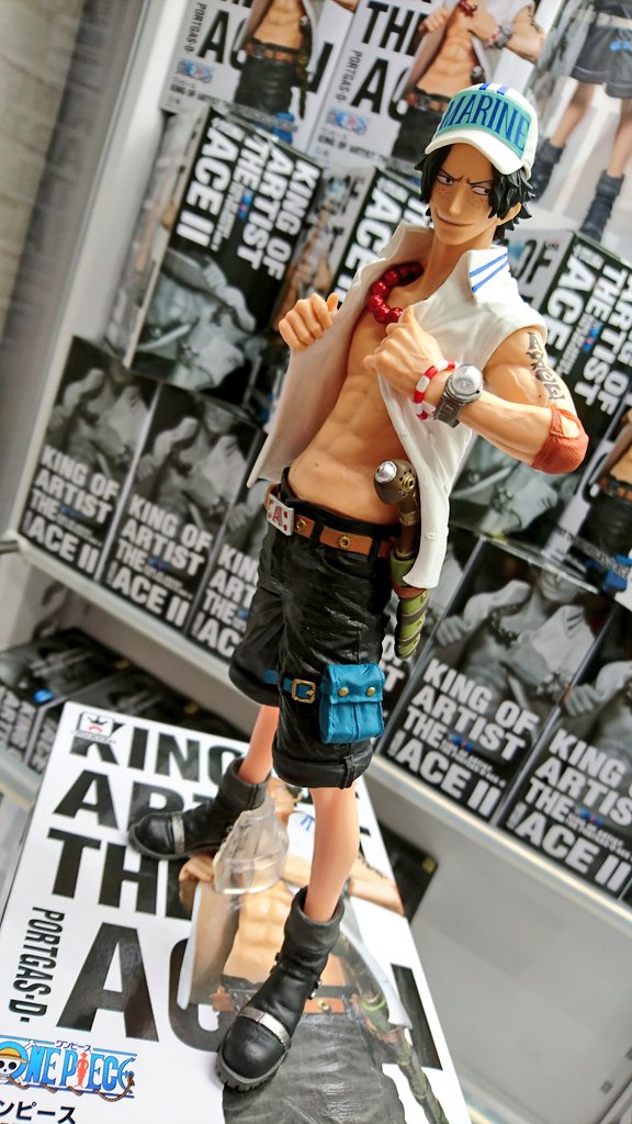 Ace ของแท้ JP แมวทอง - King of Artist Banpresto [โมเดลวันพีช]