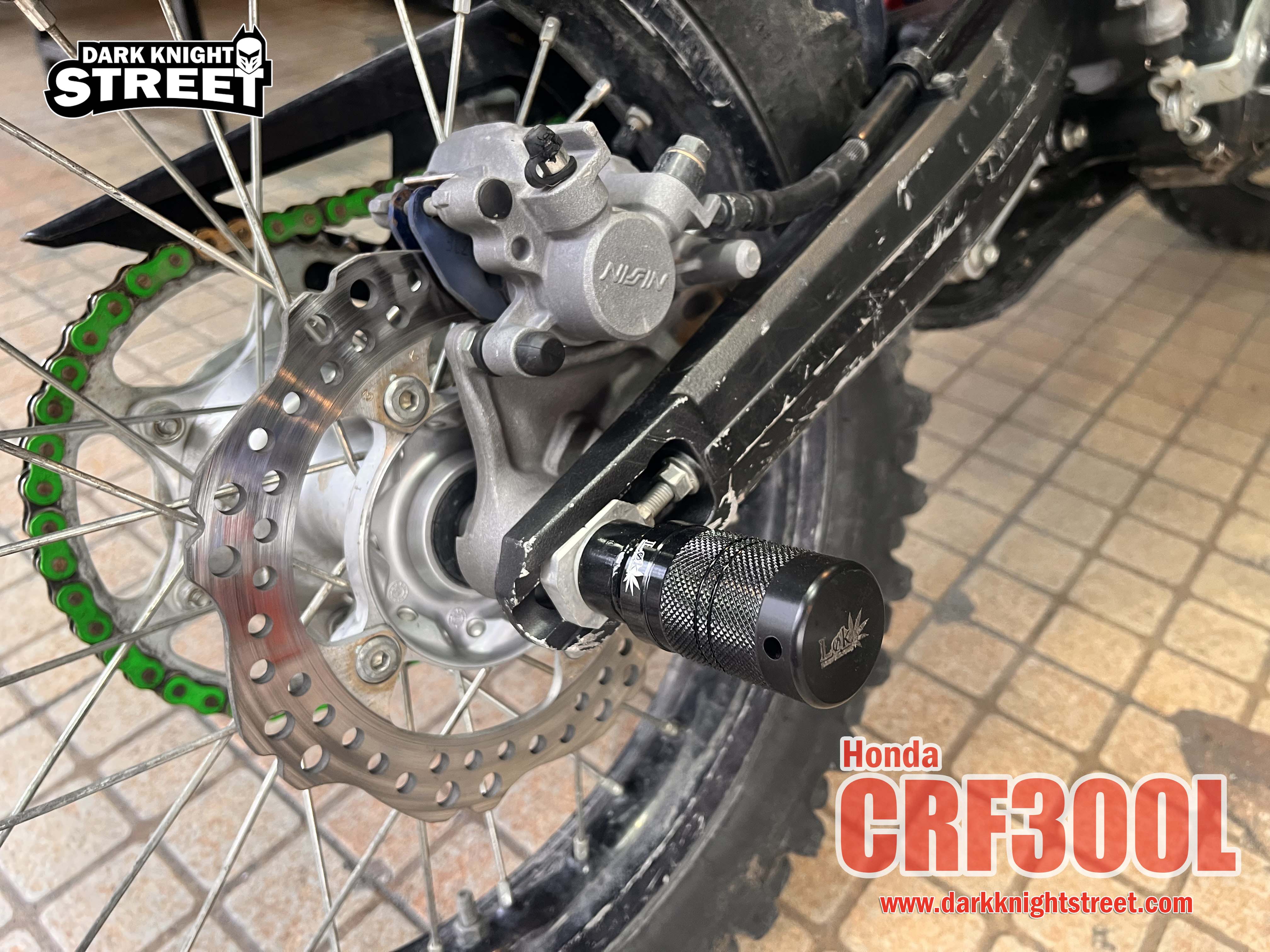 Axle sliders front and rear for Honda CRF300L / 250L