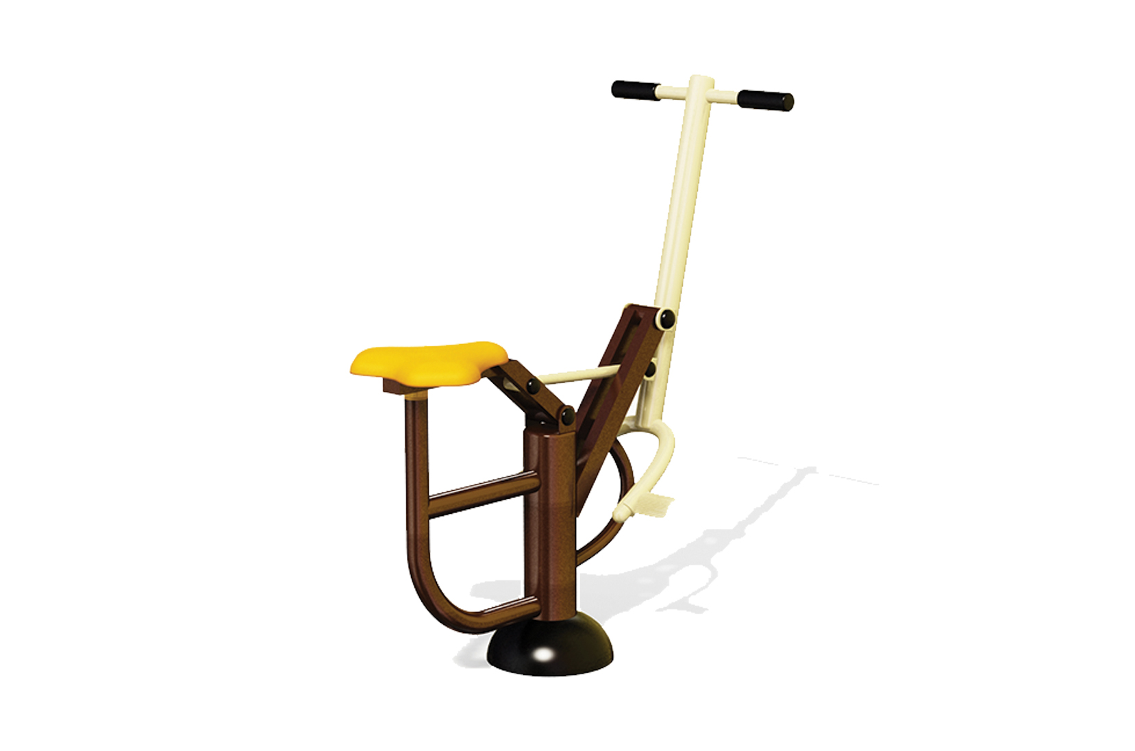 เครื่องออกกำลังกาย กลางแจ้ง ชุดบริหาร ช่วงลำตัว แบบเดี่ยว ลานกีฬา อเนกประสงค์ สนามกีฬา พร้อมส่ง ขนาด 45x80x80 ซม.