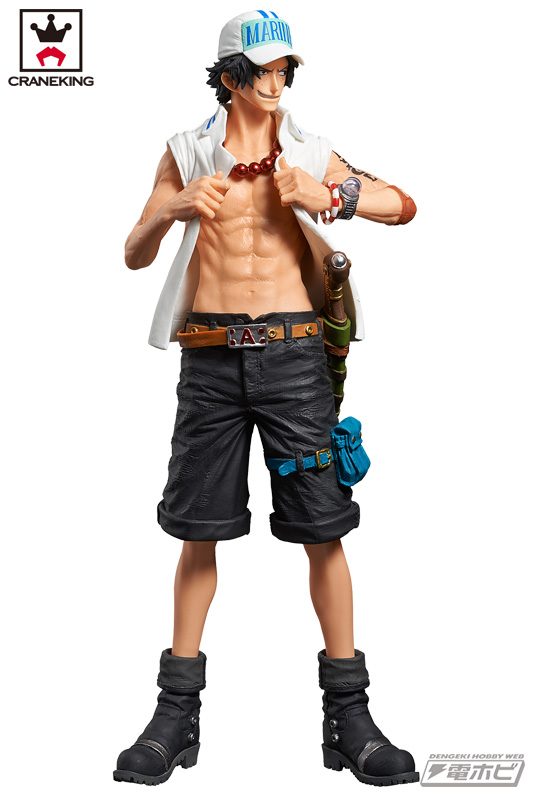 Ace ของแท้ JP แมวทอง - King of Artist Banpresto [โมเดลวันพีช]