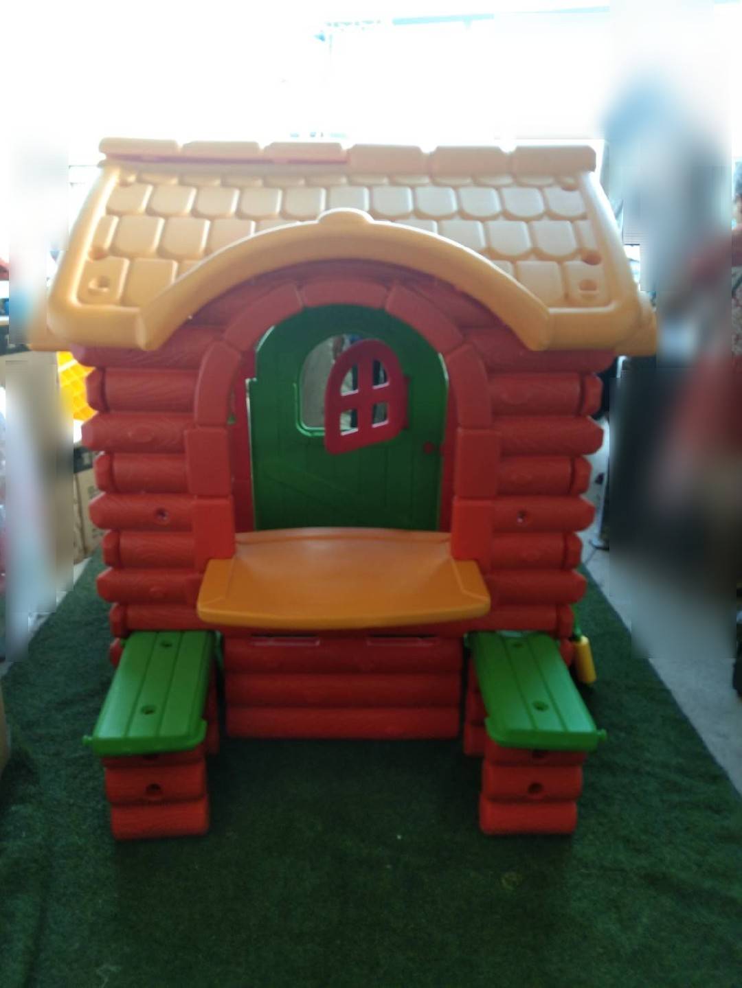 านสีส้ม บ้านรังนก,บ้านของเล่น, บ้านเด็ก ,ของเล่นเด็ก, เครื่องเล่นสนาม พร้อมส่ง