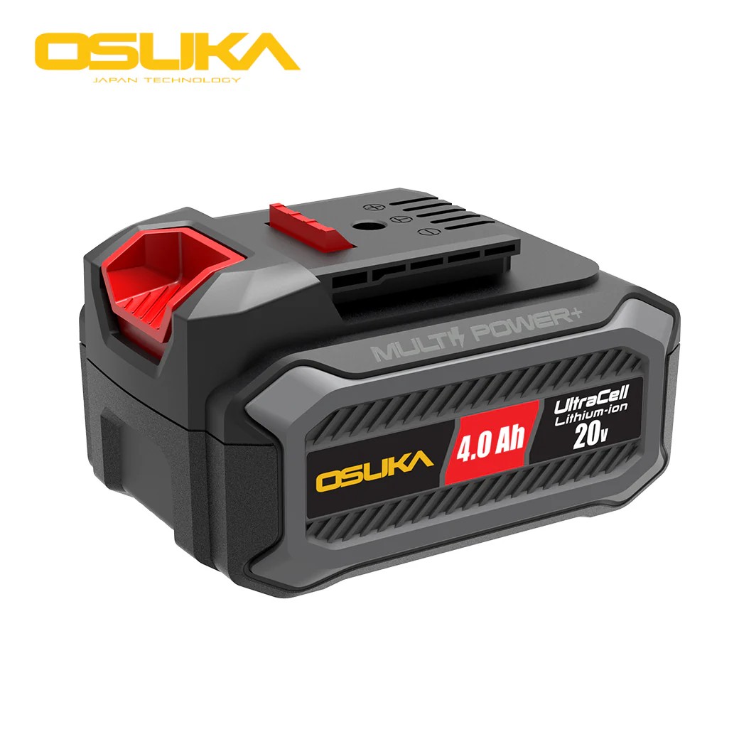 แบตเตอรี่ OSUKA 20V 4.0Ah (สีเทา)