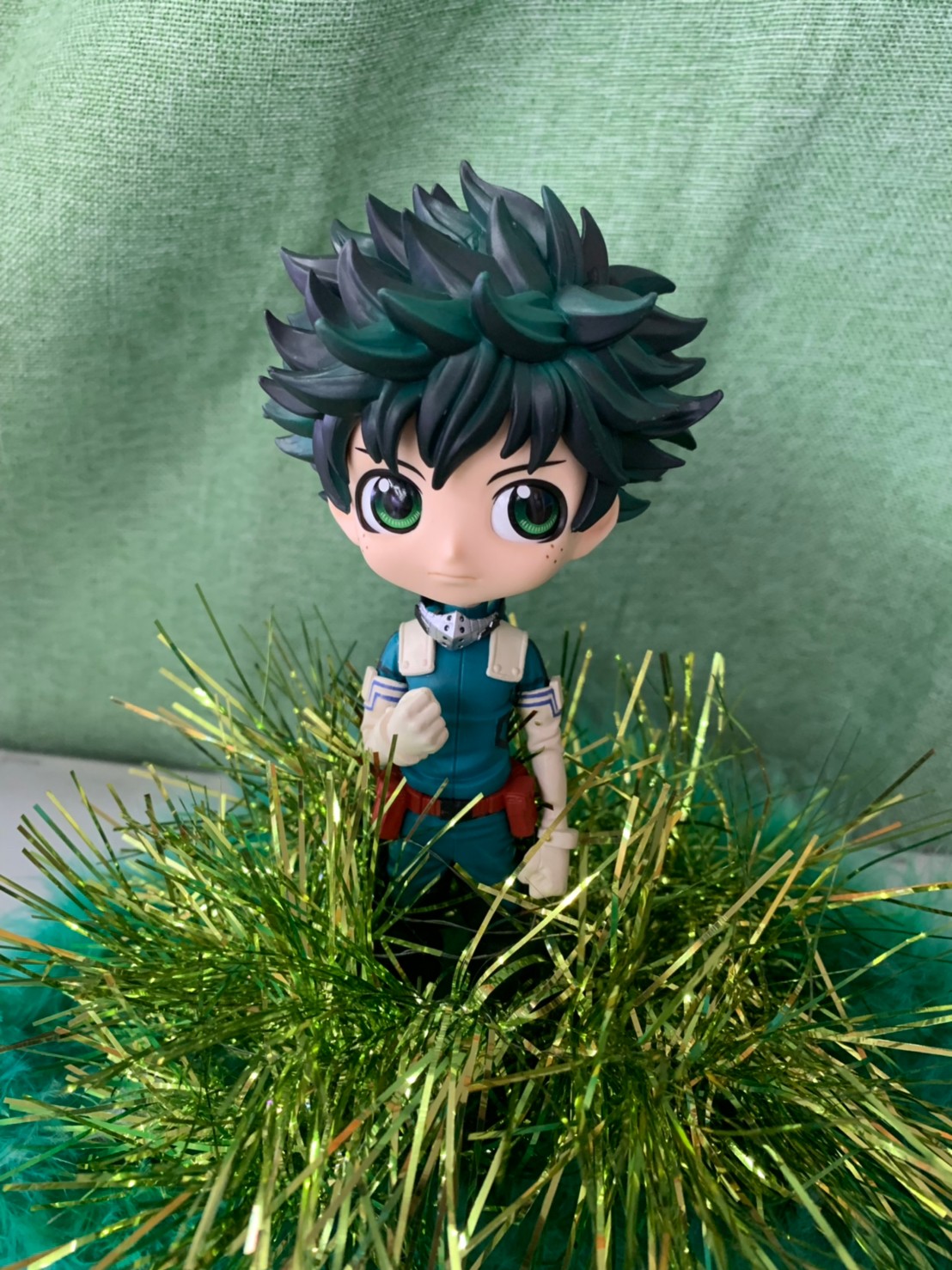 Midoriya ของแท้ JP - Q Posket Banpresto [โมเดล My Hero Academia]