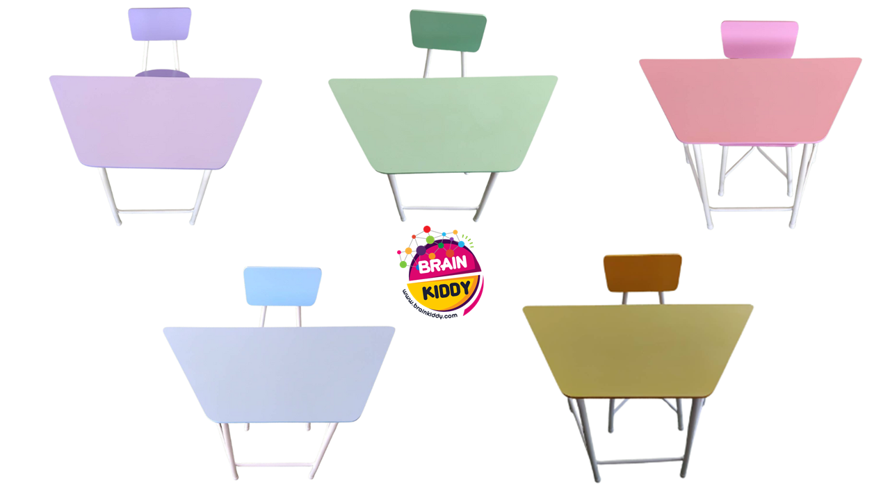 ชุดโต๊ะเรียนเดี่ยวคางหมูประถม-อนุบาล แบบไม่มีช่อง โต๊ะเก้าอี้ประถม-อนุบาล สั่งทำขนาดตามที่ต้องการได้ โต๊ะเขียนหนังสือเด็ก, โต๊ะกิจกรรม โต๊ะนักเรียน โต๊ะนักเรียนประถม พร้อมส่งในไทย