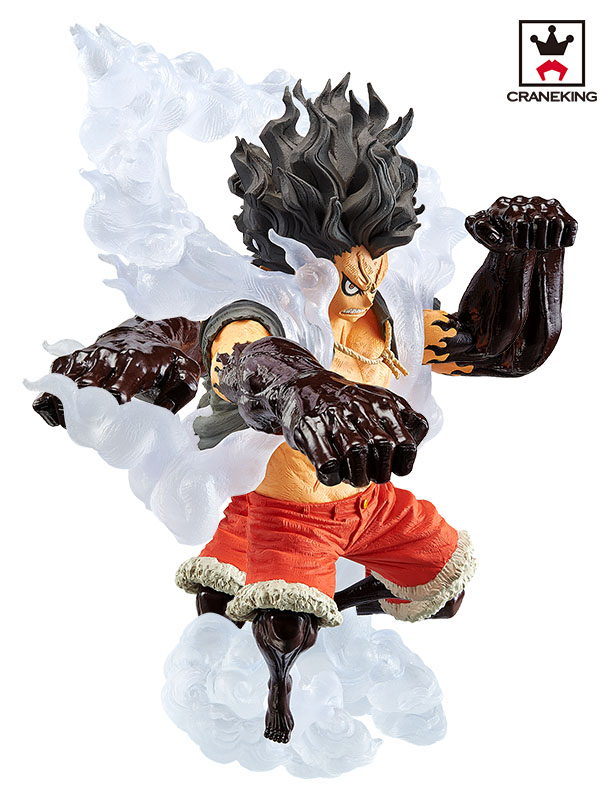 Luffy Gear 4 Snake Man ของแท้ JP แมวทอง - King of Artist Banpresto [โมเดลวันพีช]