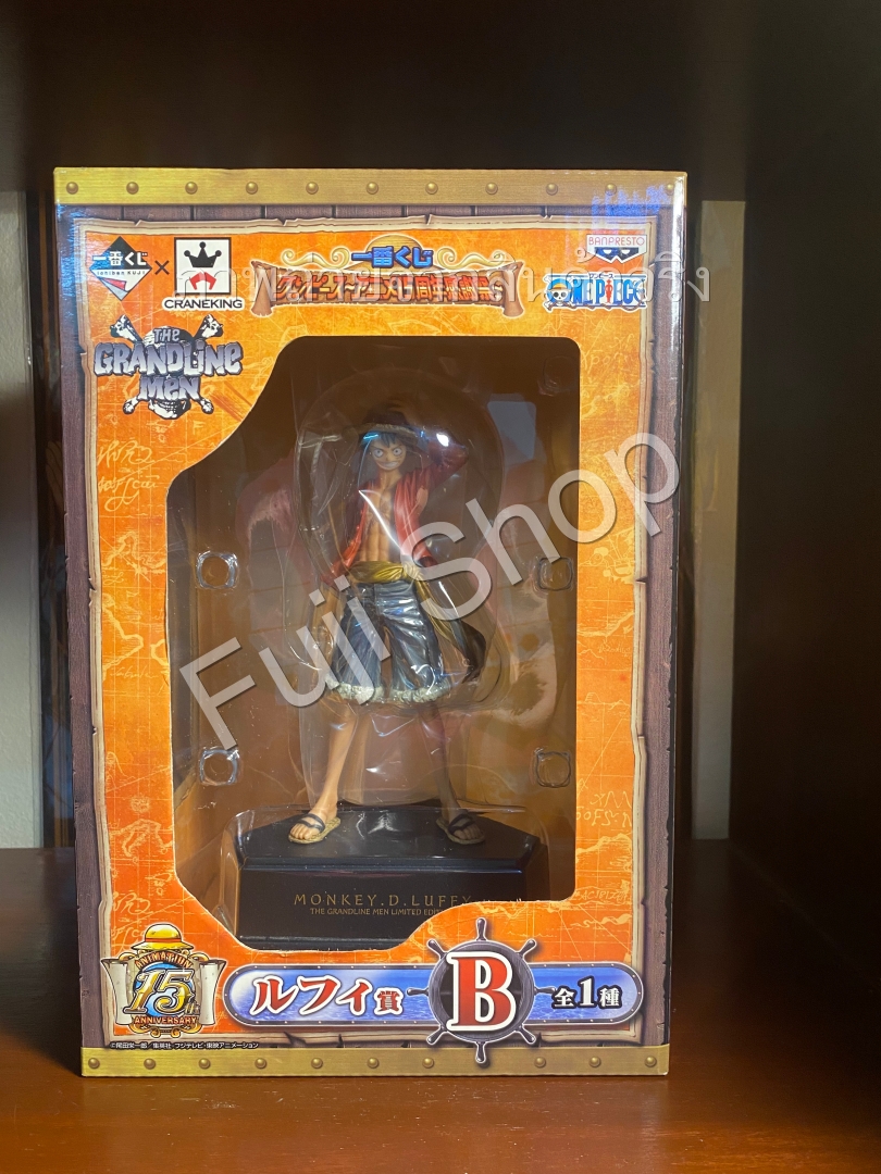 Luffy ของแท้ JP แมวทอง - Ichiban Kuji Banpresto [โมเดลวันพีช]