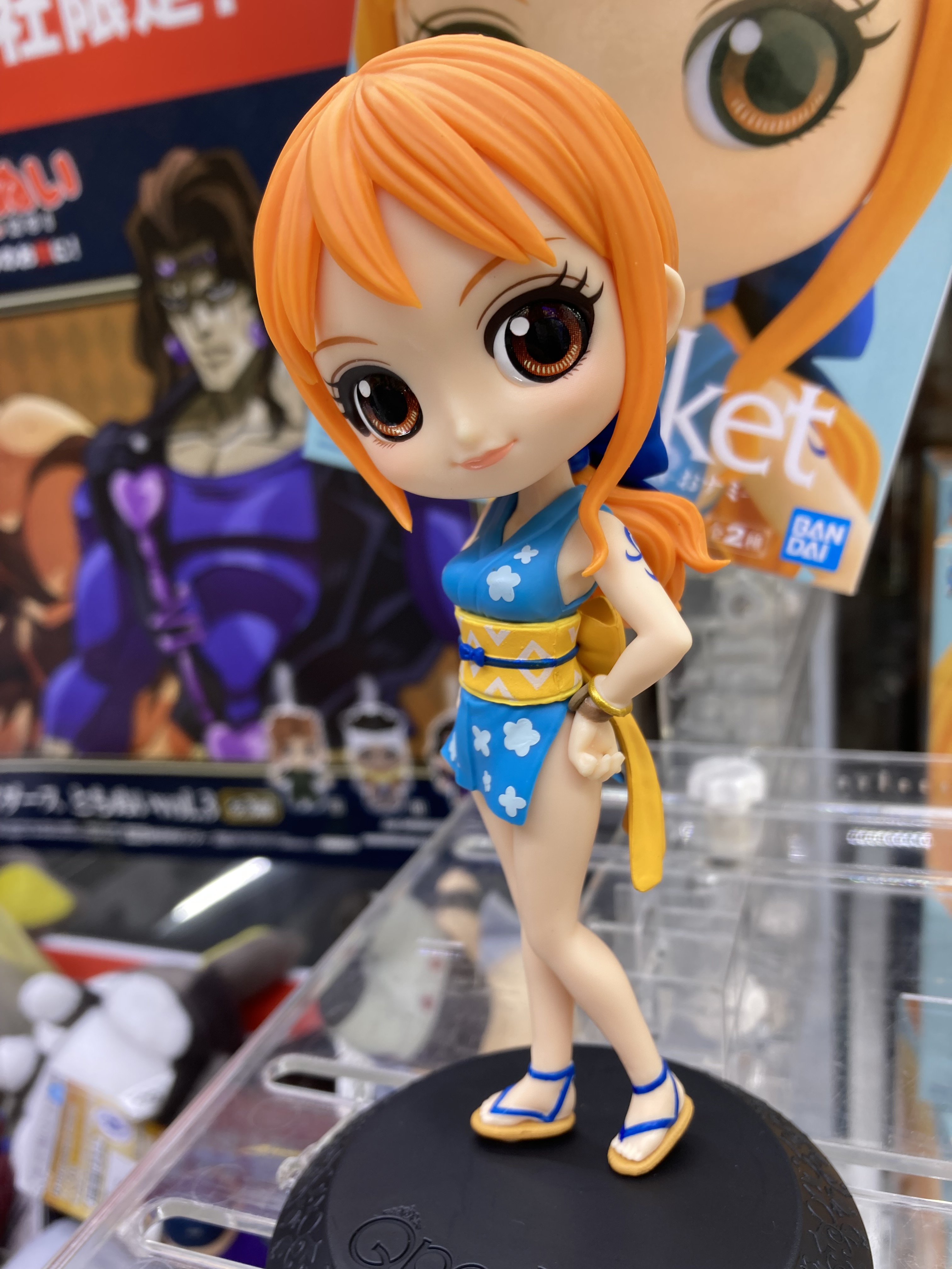Nami Wano ของแท้ JP แมวทอง - Q Posket Banpresto [โมเดลวันพีช]