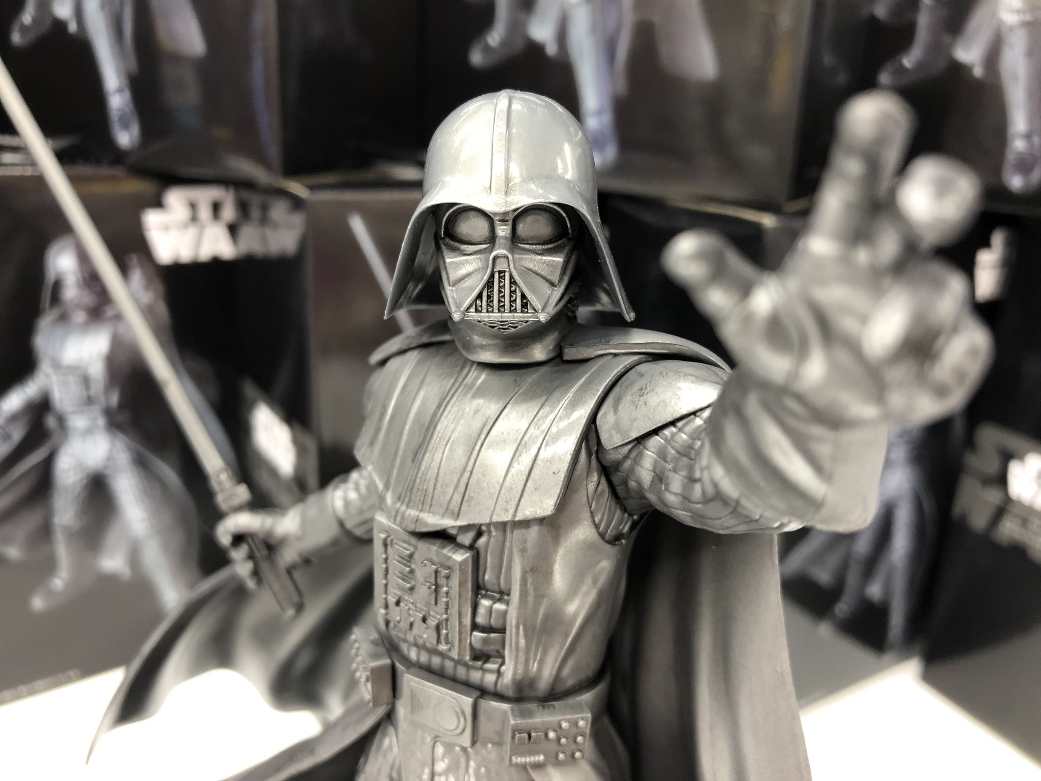 Darth Vader Metallic Version ของแท้ JP - Premium 1/10 Scale Figure Sega [โมเดล Star Wars]