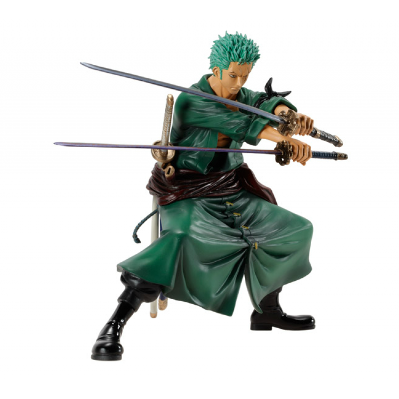 Zoro ของแท้ JP แมวทอง - Scultures Banpresto [โมเดลวันพีช]