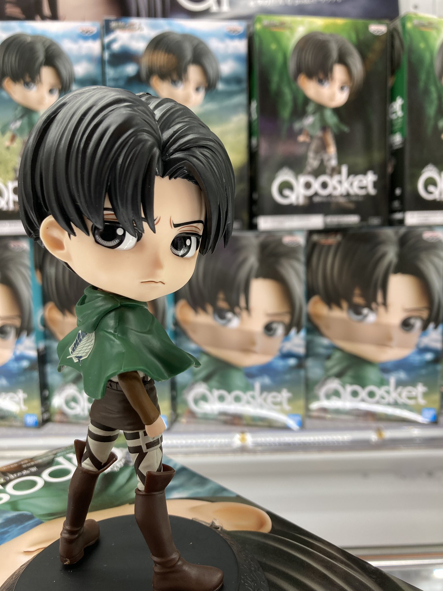 Levi ของแท้ JP - Q Posket Banpresto [โมเดล Attack on Titan]