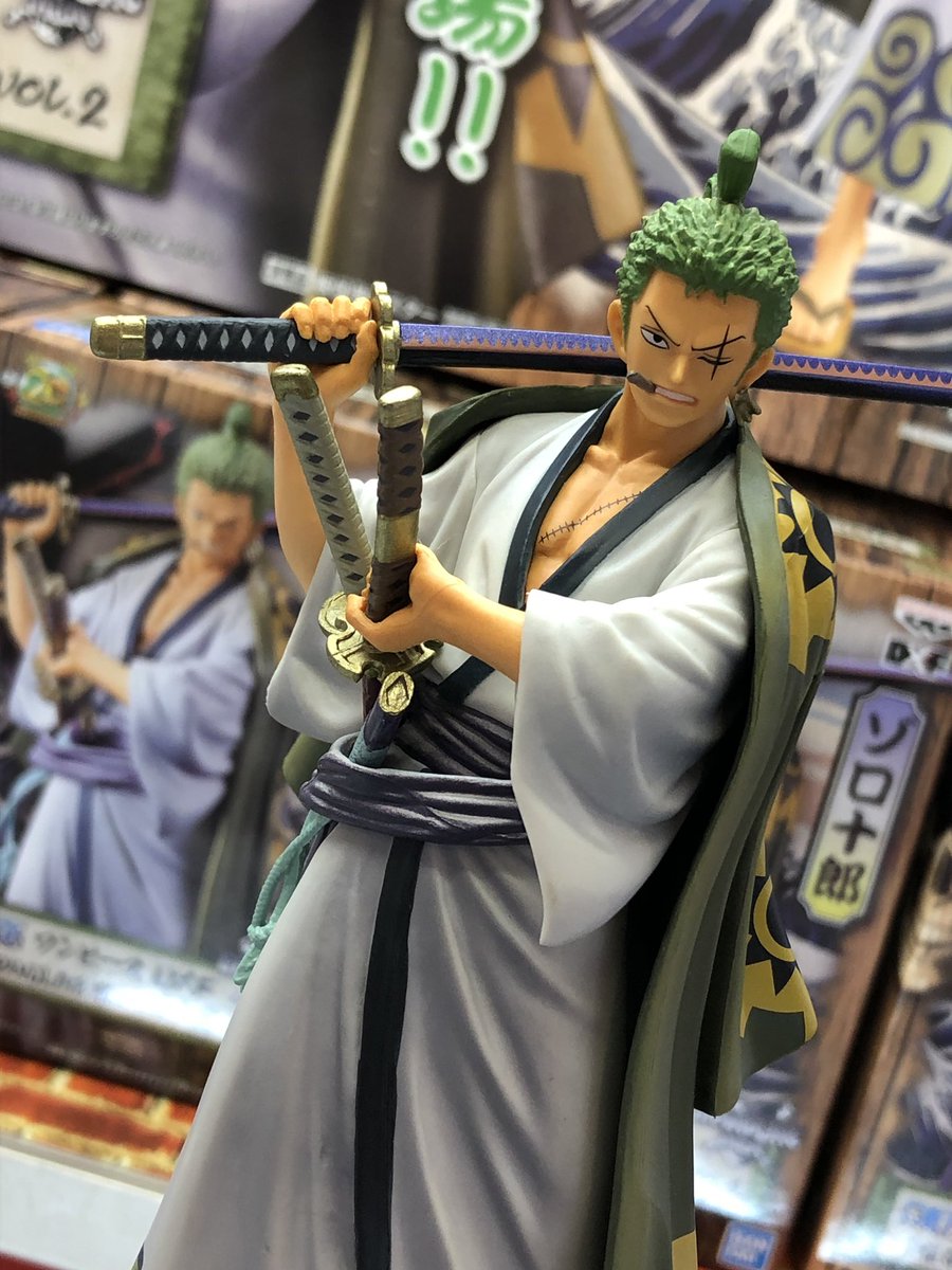 Zoro Wano ของแท้ JP แมวทอง - Grandline Men Banpresto [โมเดลวันพีช]