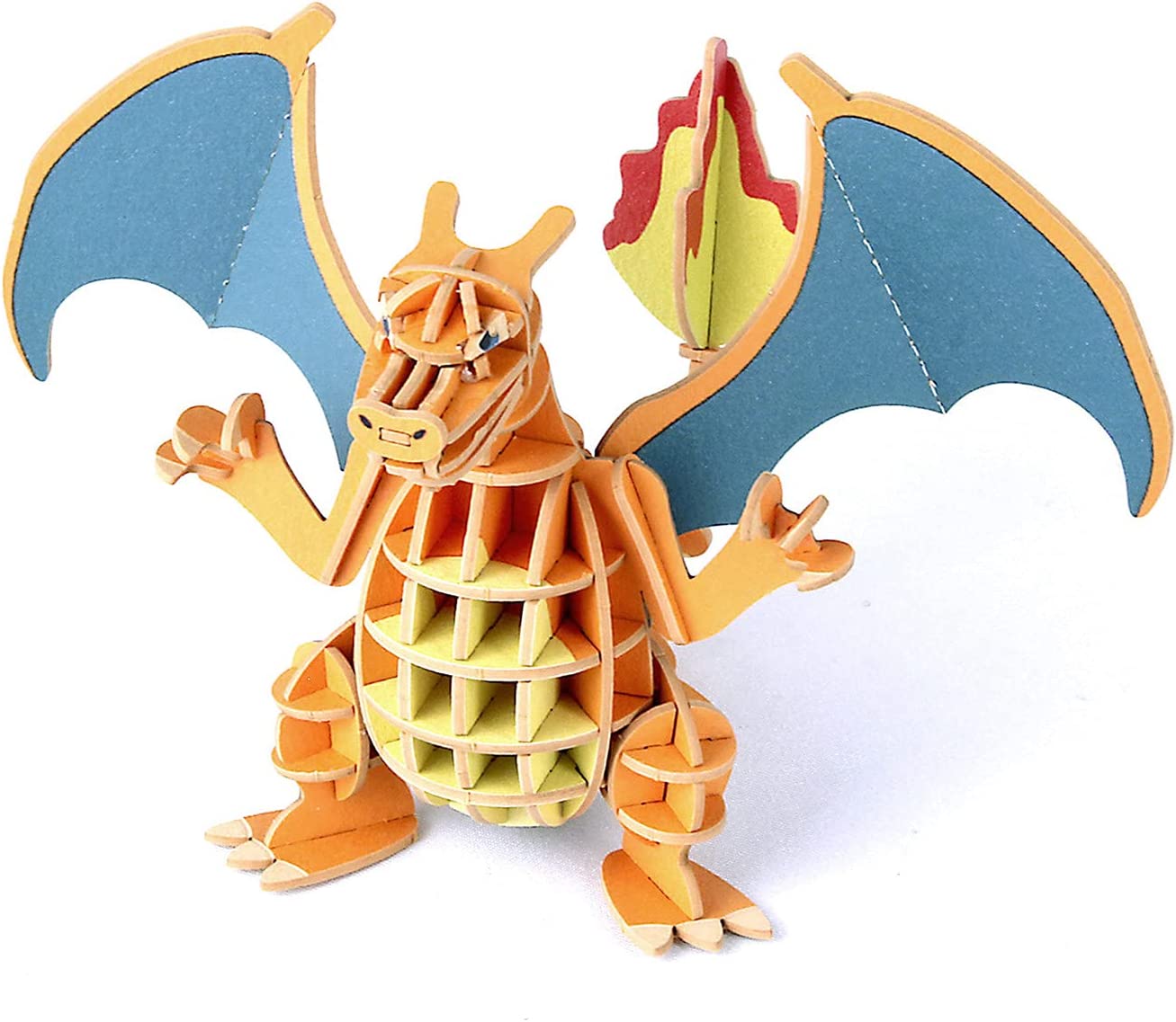 Charizard (แบบประกอบ) ของแท้ JP - si-gu-mi Paper Art [โมเดลโปเกมอน]