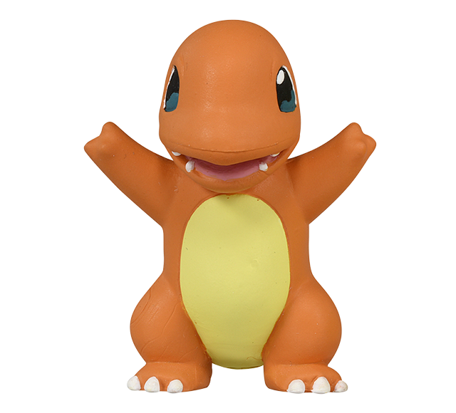 Charmander ของแท้ JP - Monster Collection Takara Tomy [โมเดลโปเกมอน]