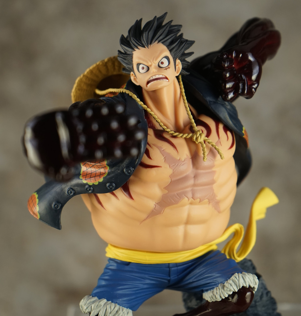 Luffy Gear 4 ของแท้ JP แมวทอง - Scultures Banpresto [โมเดลวันพีช]