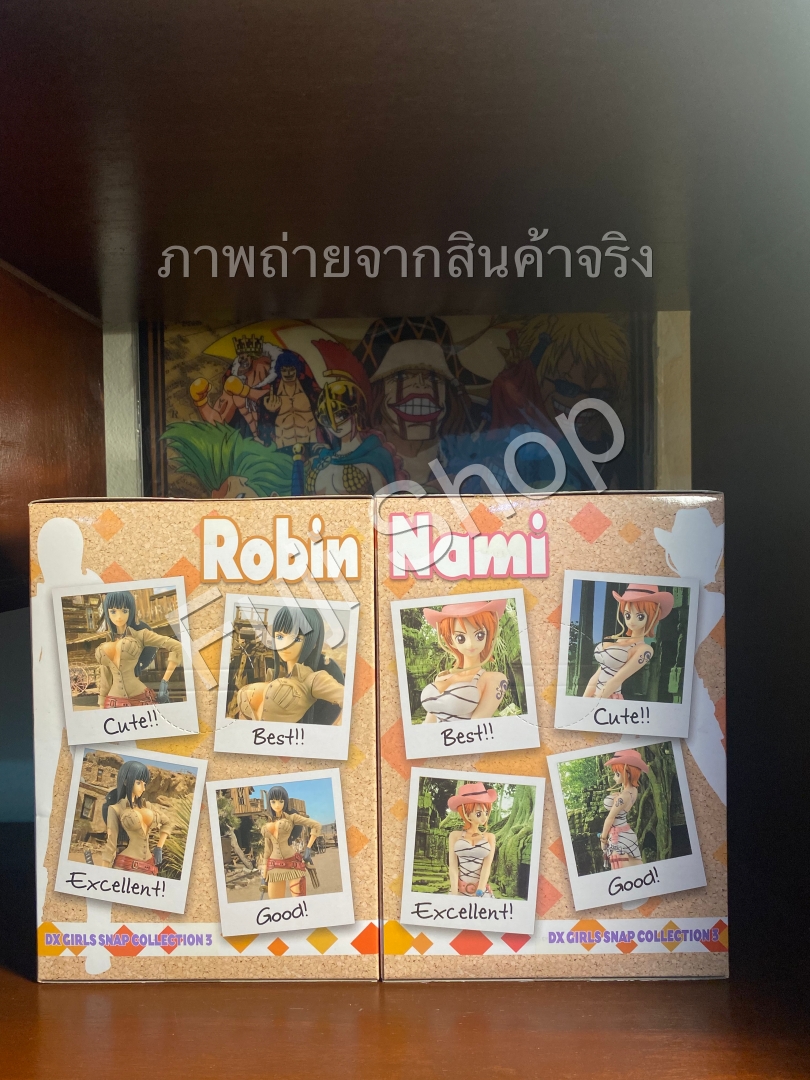 Nami & Robin ของแท้ JP แมวทอง - Girls Snap Collection Banpresto [โมเดลวันพีช] (2 ตัว)