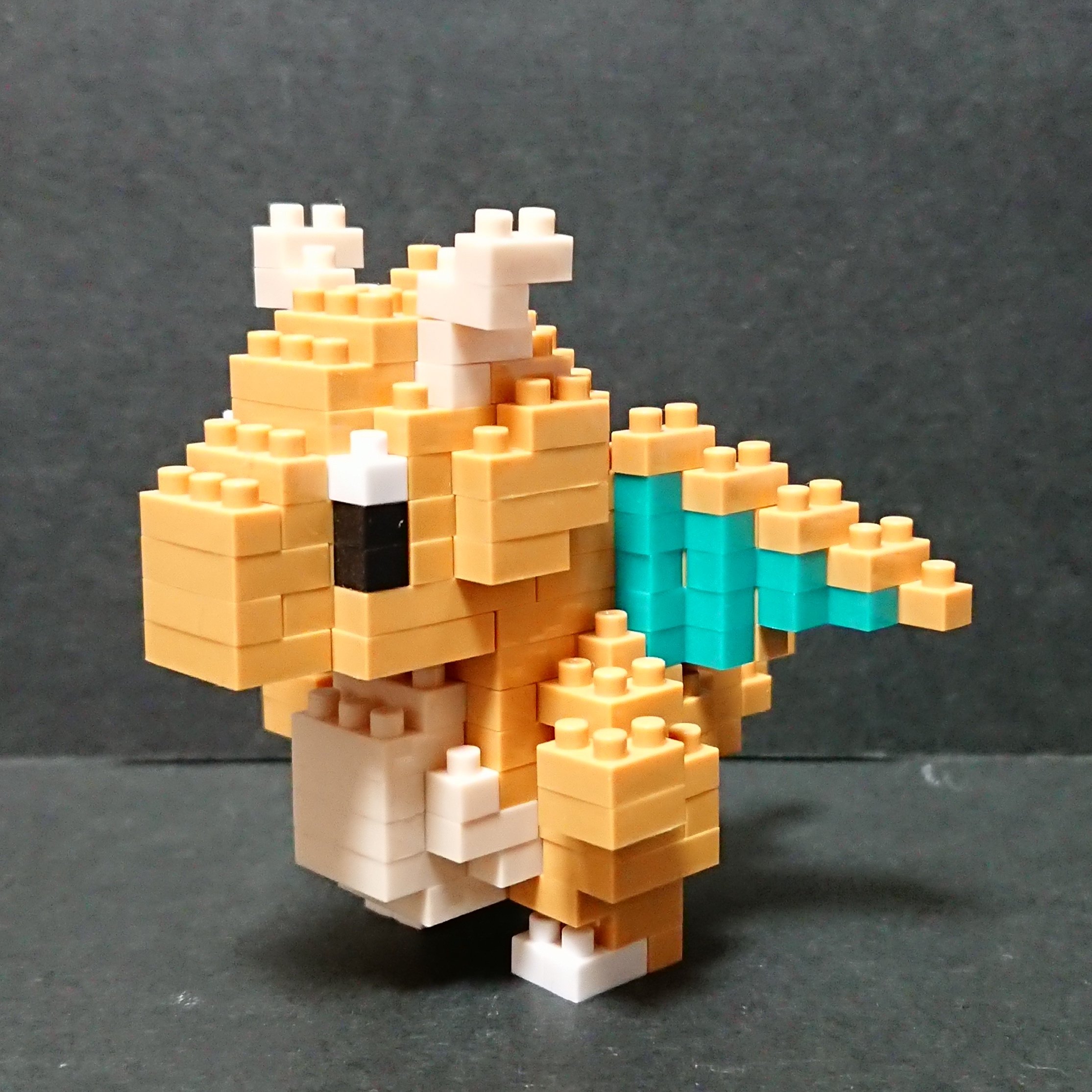 Dragonite (แบบประกอบ) ของแท้ JP - Nanoblock Kawada [เลโก้โปเกมอน]