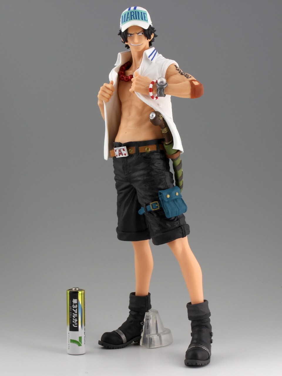 Ace ของแท้ JP แมวทอง - King of Artist Banpresto [โมเดลวันพีช]