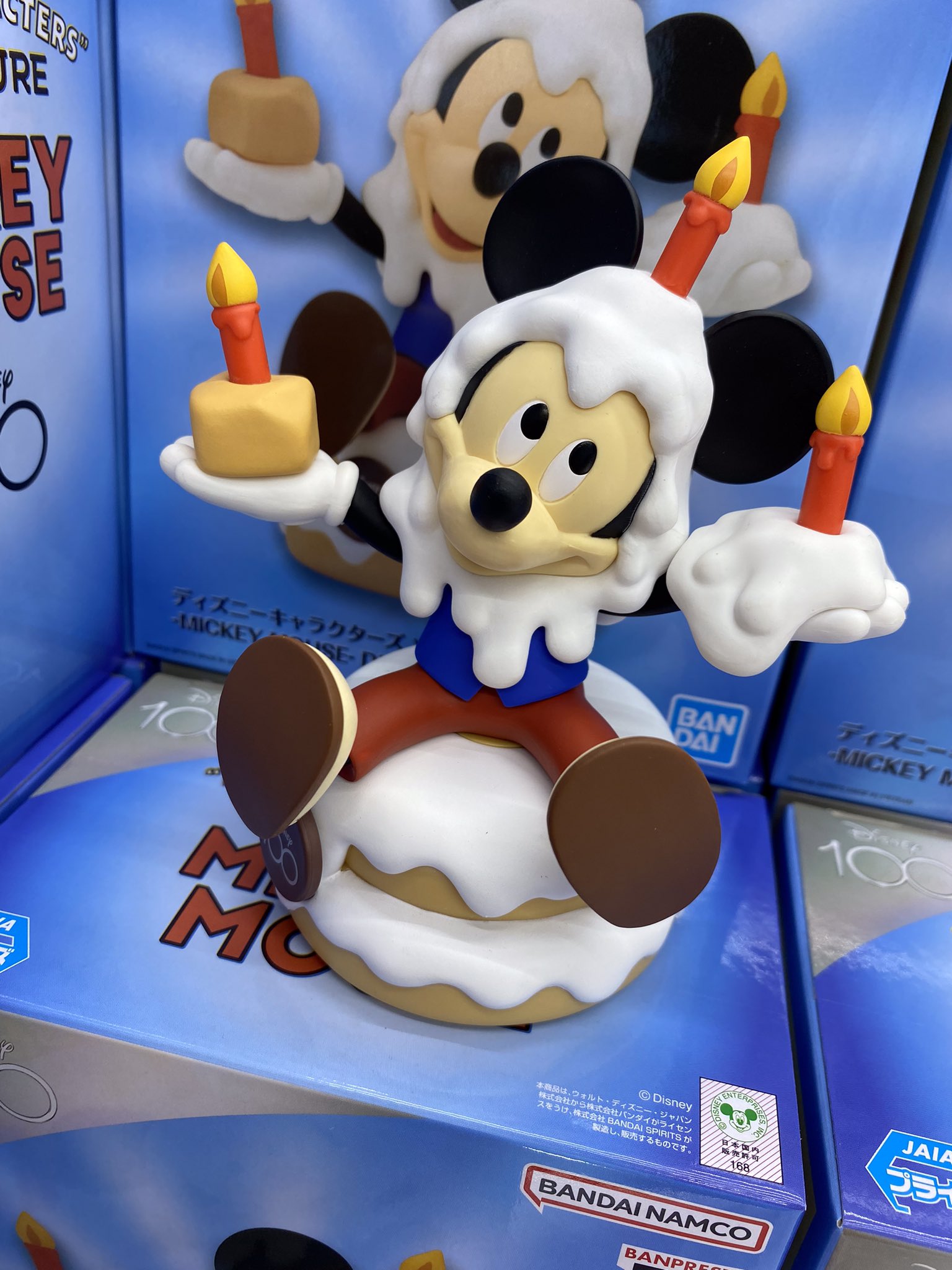 Mickey Mouse 100th ของแท้ JP - Sofvifigure Banpresto [โมเดล Disney]